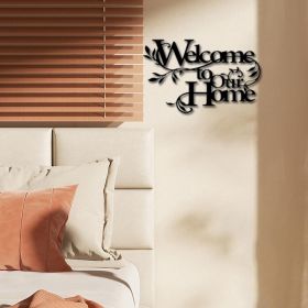 Vintage Farmhouse Metal Wall Sign Where Life Begins & Love Never Ends