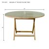 Bahama 47" Round Folding Table