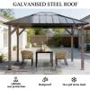 Pavilions, canopies, sunshades, light walnut wood